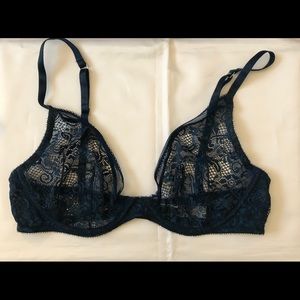 La Perla Lace Triangle Bra with Underwire